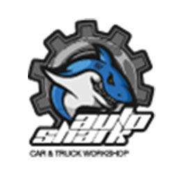 Auto Shark Workshop logo - klien Onesty Digital